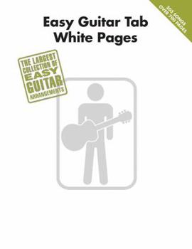 Paperback Easy Guitar Tab White Pages Book