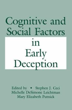 Paperback Cognitive and Social Factors in Early Deception Book