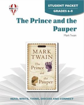 Paperback The Prince and the Pauper - Student Packet by Novel Units Book