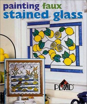Paperback Painting Faux Stained Glass Book