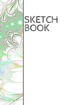 Paperback Sketch Book: wrap around design sketchbook: 90 blank pages Book