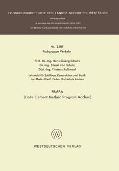 Paperback Fempa (Finite Element Method Program Aachen) [German] Book
