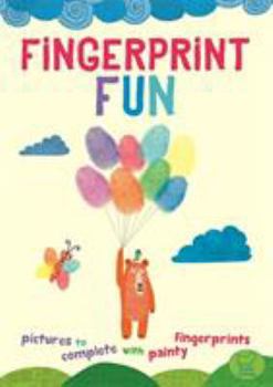 Paperback Fingerprint Fun: Pictures to Complete with Painty Fingertips Book