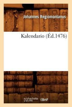 Paperback Kalendario (Éd.1476) [French] Book