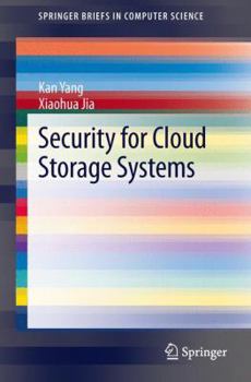 Paperback Security for Cloud Storage Systems Book