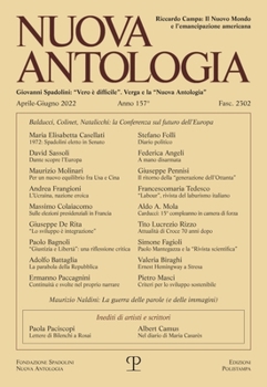 Nuova Antologia - Aprile-giugno 2022: Rivista Di Lettere, Scienze Ed Arti. Serie Trimestrale Fondata Da Giovanni Spadolini