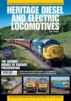 Paperback Heritage Diesel and Electric Locomotives Book