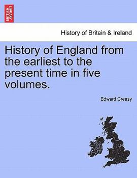 Paperback History of England from the earliest to the present time in five volumes. Book