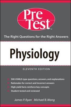 Paperback Physiology: Pretest Self-Assesment & Review Book