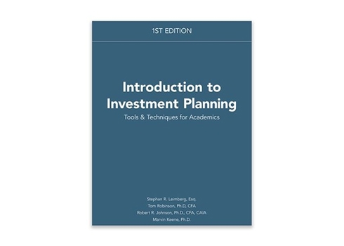 Paperback Introduction to Investment Planning: Tools & Techniques for Academics Book