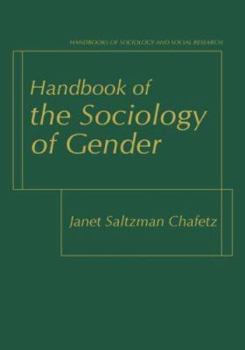 Hardcover Handbook of the Sociology of Gender Book