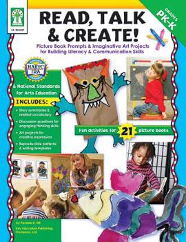 Paperback Read, Talk & Create, Grades PK - K Book