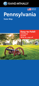 Mass Market Paperback Rand McNally Easy to Fold: Pennsylvania State Laminated Map Book