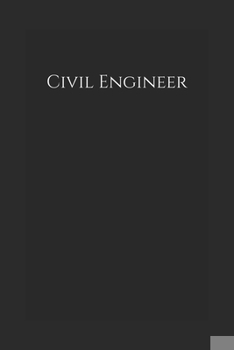 Paperback Civil Engineer: Notebook Book