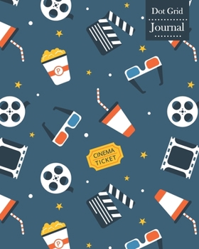 Paperback Dot Grid Journal: Notebook Planner with Unique Cinema Themed Cover Design Book