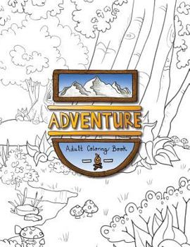 Paperback Adventure: An Adult Coloring Book