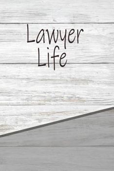 Paperback Lawyer Life: Personalized Rustic Isometric Dot Notebook 120 Pages 6x9 Book