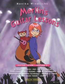 Paperback Merlin's Guitar Lessons: Guitar Tutor - Volume 2 Book