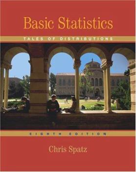 Hardcover Basic Statistics: Tales of Distributions (with CD-ROM) Book
