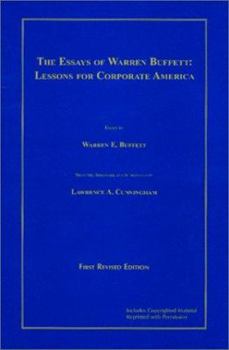 Hardcover The Essays of Warren Buffett: Lessons for Corporate America Book