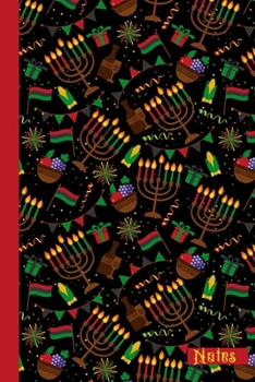 Notes: Colorful Kwanzaa Notebook Journal| 6x9|100 Wide Ruled Pages|Glossy Cover|Perfect Gift for Kwanzaa Celebration