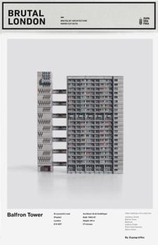 Paperback Brutal London: Balfron Tower: Build Your Own Brutalist London Book