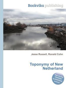 Paperback Toponymy of New Netherland Book