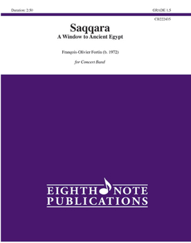 Paperback Saqqara: A Window to Ancient Egypt, Conductor Score & Parts Book