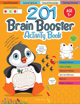 Paperback 201 Brain Booster Activity Book: Fun Activities and Exercises Book