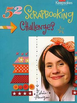 Paperback 52 Scrapbooking Challenges (Elsie Flannigan) Book