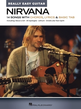 Paperback Nirvana - Really Easy Guitar: 14 Songs with Chords, Lyrics & Basic Tab Book