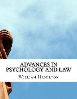 Paperback Advances in Psychology and Law Book