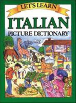 Hardcover Let's Learn Italian Picture Dictionary Book