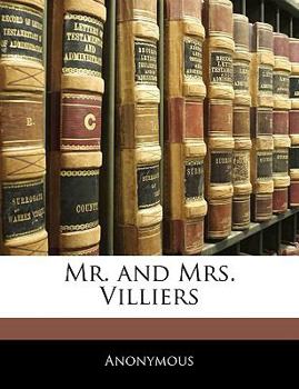 Paperback Mr. and Mrs. Villiers Book