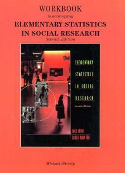 Paperback Elementary Statistics in Social Research Workbook/Study Guide Book