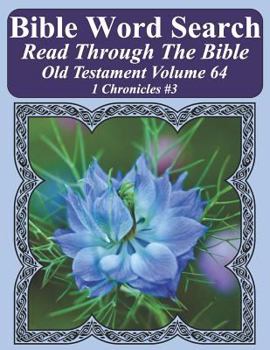 Paperback Bible Word Search Read Through The Bible Old Testament Volume 64: 1 Chronicles #3 Extra Large Print Book