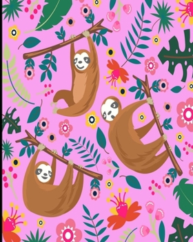 Planner 2020: Pink Sloth 2020 Diary, A Day To A Page Sloth Planner For The Year With To Do List, Cute Sloth 2020 Planner
