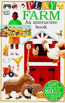 Hardcover Play Farm: An Interactive Book : Giant Farm Scene 80 Play Pieces Storage Pouch Book
