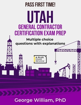 Paperback Utah General Contractor Certification Exam Prep Book