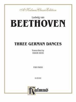 Paperback Three German Dances: For Piano Book