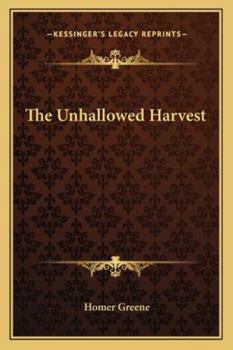 Paperback The Unhallowed Harvest Book