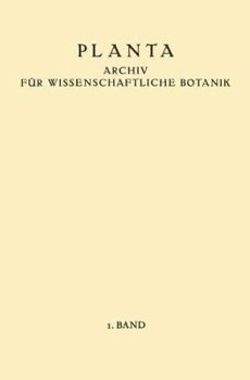 Paperback Planta: Archiv Für Wissenschaftliche Botanik [German] Book