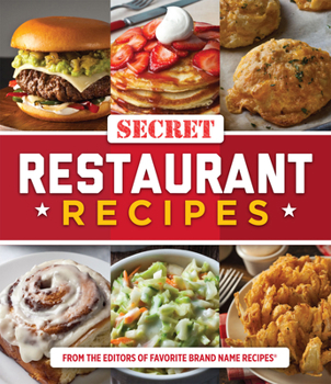 Paperback Secret Restaurant Recipes Book