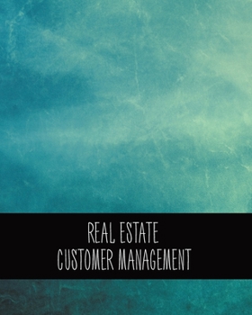 Paperback Real Estate Customer Management: Client Portfolio Management Planner Book