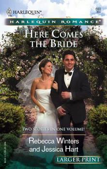 Mass Market Paperback Here Comes the Bride: An Anthology [Large Print] Book