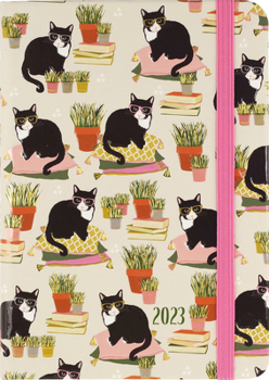 Hardcover 2023 Smarty Cats Weekly Planner (16 Months, Aug 2022 to Dec 2023) Book