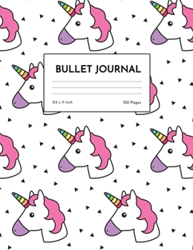 Bullet Journal: Cute Unicorn Dot Grid Notebook - Dotted Note Pad for Kids, Girls, Teens, Tweens, Women - Gifts for Birthday and Christmas | Creative Art 00547