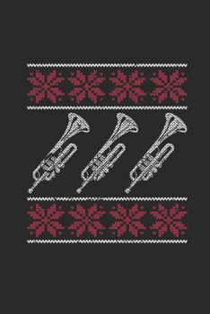 Christmas Trumpet: Graph Paper Notebook (6 x 9 - 120 pages) Christmas Themed Notebook for Daily Journal, Diary, and Gift