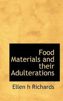 Paperback Food Materials and Their Adulterations Book