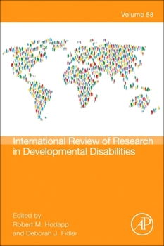 Hardcover International Review Research in Developmental Disabilities: Volume 58 Book